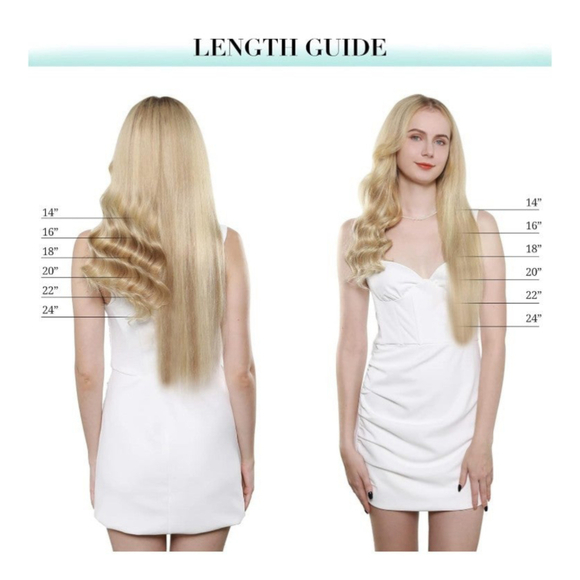 Clip ins 100% human hair extensions 22 inch - Picture 7 of 7